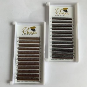 Angel Lashes Wet Set 5D Premade Anime Spike Lashes Extensions Spiky Wispy 0.07mm C D Private Label Tray