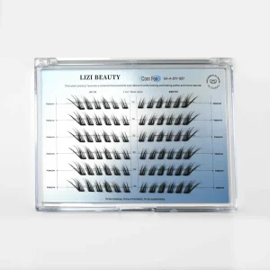 Angled Thin Strip Lashes Diverse Styles Eco Friendly Glue Free Spiky Eyelashes Soft Dramatic Volume Exquisite Makeup Synthetic