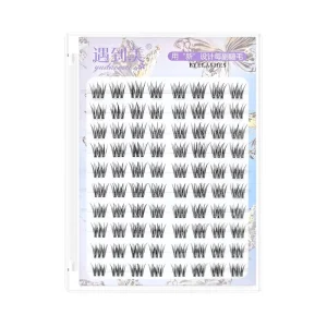 Anime Manga False Eyelashes Thick Voluminous Soft Natural Look Black Band One Piece Strip Lashes Reusable