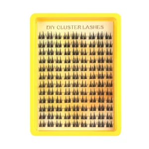 Anime Manga Spiky False Eyelashes Dramatic C Curl Cluster Faux Mink Lashes Stage Party Makeup Bulk for Beauty Shops