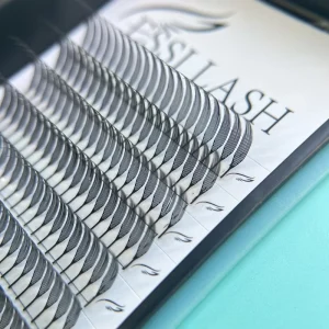 Anime Premade Fan Comic Spire Lashes Trays New Grafting Spire Feathers Lash Extensions Custom Logo