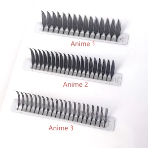 Anime Spire Lash New Design Premade Cashmere Feathered C D Comic Soft Eyelash Extensions for Fluffy Lashes