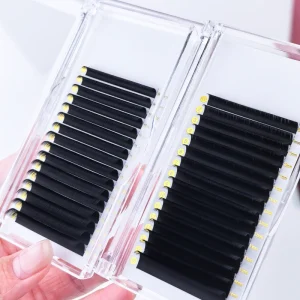Artstar Lashes 8-15mm Full Volume PBT Synthetic Hair Handmade Eyelash Extensions with DD Curl Tray Custom Logo & Packaging