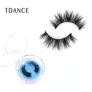 Beautiful Cruelty Free Handmade False Eyelashes Korea Makeup Private Label 3D Mink Black Clear Band
