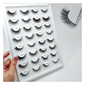 Beauty Products Individual Lashes Natural Full Strip Eyelashes Fan Eyelashes