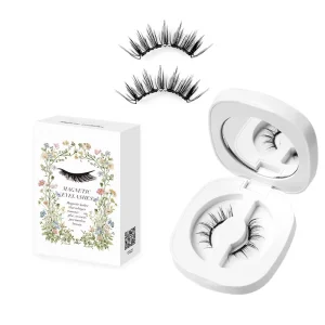 Beauty Soft Magnetic Eyelashes Kit with Eyeliner Easy Apply Reusable Waterproof False Lashes for Beginners Custom Logo