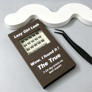 Beauty Supplies Holiday False Eyelash Sets Press On Half Lashes Silk Invisible Clear Band Self Adhesive Glue Free Reusable