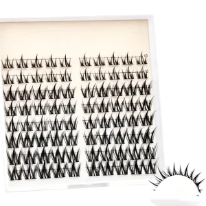 Beginner DIY Lash Kit Self Grafting Eyelashes PBT Material Mild Non Irritating Easy Clean Removal for Sensitive Eyes