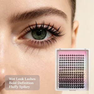Beginner Friendly Segmented Fairy Lashes Mixed 8 16mm Individual Clusters Self DIY Home Lash