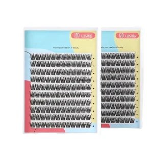 Beginner Friendly Simple Application Self Stick Lash Groups Light Weight Casual Beauty Lashes Cluster Eyelashes