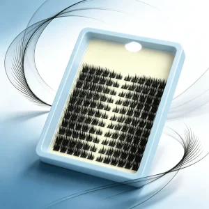 Beginners Friendly DIY Segmented Lash Extension Kit D Curl Heat Bonded Knot Free Fluffy Synthetic Cluster Eyelashes