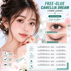 Begonia Moon Self Adhesive Lower Lash Clusters No Glue Bottom Lashes Manga Eye Under Lash Extensions