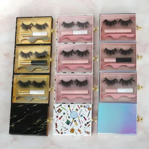 Best Mink Lashes Eye Lashes False Eyelashes Full Strip Lashes 3d Eyelashes Mink 25mm 5d Mink Eyelashes Vendor
