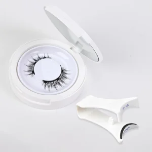 Best Quality Magnetic Synthetic Hair Lashes Reusable Handmade Natural Black Travel Size Quantum Eyelash Applicator No Glue