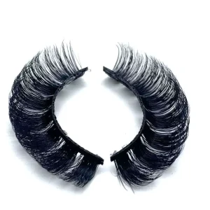 Best Quality Russian Strip Lashes DD Curl Strip Eye Lashes Natural Handmade 3D Faux Mink Lashes