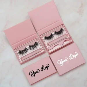 Best Quality Selling Custom Packaging Korea 3D Hair Strip False Hard Magnetic Eyelashes Without Glue