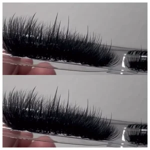 Best Sell Fluffy 18MM 25MM Eyelashes Vendor Factory Price Handmade Real Mink Spike Lashes Extensions Strips