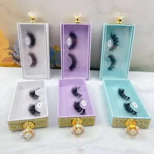 Best Selling 15mm Fluffy Full Strip Lash Fur Mink Eyelashes Real Mink Eyelash Full Strip Eyelash Private Label Lash Box