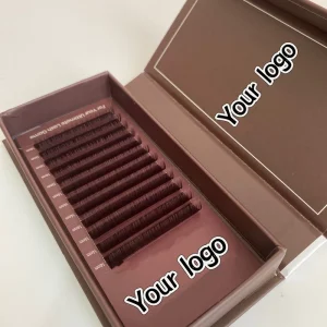 Best Selling Lashes Brown Super Soft Brown Eyelash Trays No Bluish No Greenish C CC D DD Lashes OEM ODM