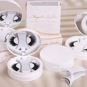 Best Weightless Wispy False Eyelashes Magnets Not Glue Need Nature Magnetic Lashes Set With Applicator