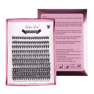 Big Box Ultra Lightweight Fiber Soft Thin Band False Mink Full Strip Eyelashes 3d Human Hair Natural Strip Lashes