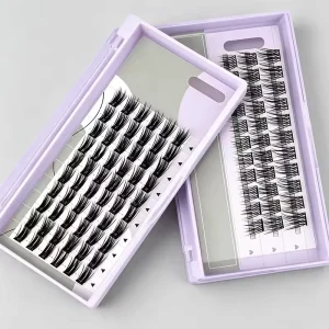 Biodegradable Handmade Manga Wispy Spiky Cluster Lashes Reusable Self Graft Lash Extensions Kit Salon Artist Eyelash