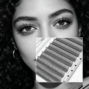 Black Band Soft Beginner Friendly 8D Voluminous Girls Cluster Lashes
