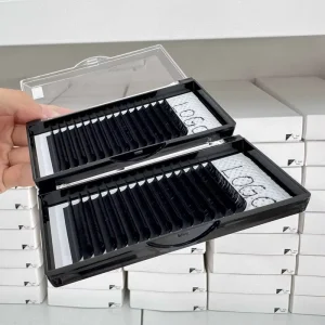 Black Matte Natural Soft Lash Trays Individual Lashes Premium Cashmere Classic Eyelash Extension