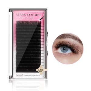 Black Matte Soft 0.03 0.05 0.07 0.10 C CC D DD Curl Volume Mix Lash Tray Individual Lash Fluffy Cashmere Eyelash Extension
