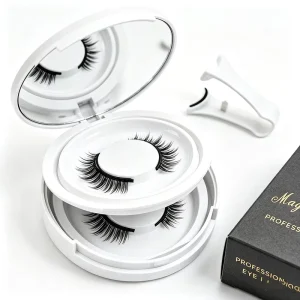 Bold Dramatic Magnetic Lashes Cosplay Concert Stage Makeup Portable Box Pack Reusable No Glue Magnetic Eyelash Kit
