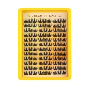 Bold Volume Cluster Lashes Dramatic Effect Waterproof Party Stage Eye Accessory Dramatic DIY Cluster Eyelashes Volumized Lashes