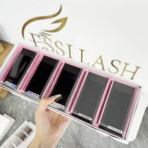 Bottom Lashes Extensions J Curl Fluffy Cashmere Volume Lash Trays Silk