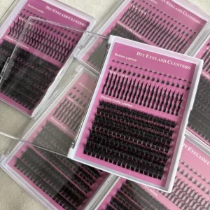 Bottom Lashes with Spikes 10-18mm Cluster 80D Eyelash Extensions Natural Individual Lash Clusters