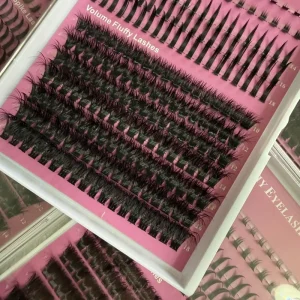 Bottom Lashes with Spikes Mixed Cluster Eyelash Extensions Natural Individual Lash Clusters High Quality