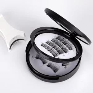Boxed 6 Piece Durable Magnetic Eyelashes Cross Border Natural Dense Stable Hot Selling 0.12mm Thickness CC Curl Magnets