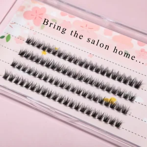 Bring the Salon Home DIY Lash Extensions Thinner Band Half Permanent Eyelash Cluster Lash DIY Etyelashes