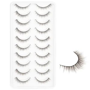 Brown Eyelash Custom Lashes Full Strip Eyelashes
