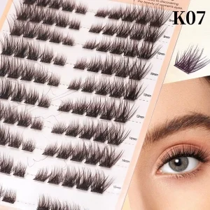 Brown Lash Cluster Individuals Eyelash Extensions Diy Cluster Lashes Private Label