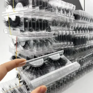 Bulk 3d 25 Mm Mink Lash Strip Eyelashes Vendor Premium Mink Lash 22mm 25mm Mink Eyelashes