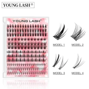 Bulk Buy Lash Clusters Mix Tray OEM ODM Private Label Individual Eyelashes High Quality Cluster Lashes