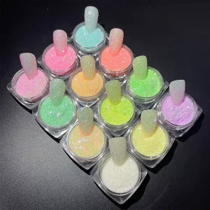Bulk Colorful Brightness Glitter for Nail Art Crafts & Festival Cosmetic Glitter for Face Body Eye Makeup