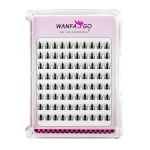 Bulk Custom Logo 3D Autumn Maple Leaf Style Wispy for Dimensional Soft Flexible Invisible Clear Band Strip Synthetic Eyelashes