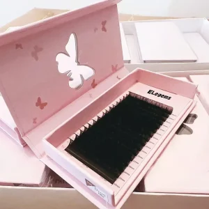 C CC D DD L LC LD M Curl Volume Lash Extension Hand Make Fans Russian Lashes 0.03 0.05 0.07 Self Fanning Lashes