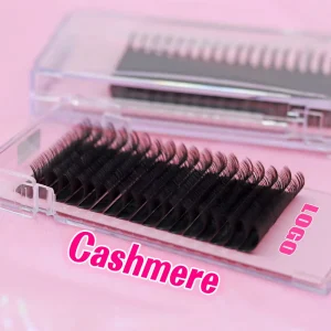 C Cc D Dd Curl 0.03 005 Classic Lash Trays Eyelash Extensions Supplies Dark Matte Black Cashmere Volume Lash Extension