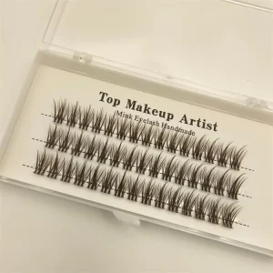 C Curl 8 14MM 3D Lashes Kit Clusters Eyelash Private Label Dark Brown Lash Press on DIY Eyelashes