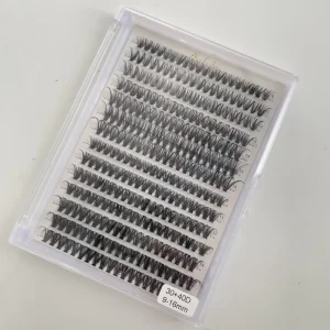C Curl Lash Clusters 8 16 Private Label Lash Cluster Custom logo Clusters Lashes Extension