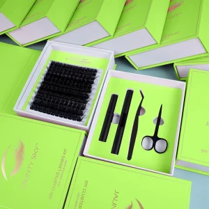 C Curl Pre-Cut DIY Lash Segment Soft Lash Extension Kit at Home Custom Eyelash Cluster Kit