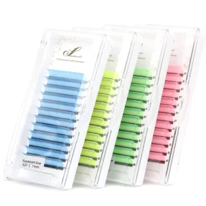 C D Curl 0.07 Color Eyelash Extension Private Label Color Lash Extensions