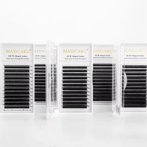 C D Curl Eyelash Extensions W Shaped Eyelashes Cilios 3D 4D 5D Technologic Fiber Lashes Trays