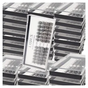 C D Curl Mix Length Pre Cut Segment Eyelashes Cluster Synthetic Fiber DIY Lash Clusters Reusable Wispy False Eyelashes Vendor